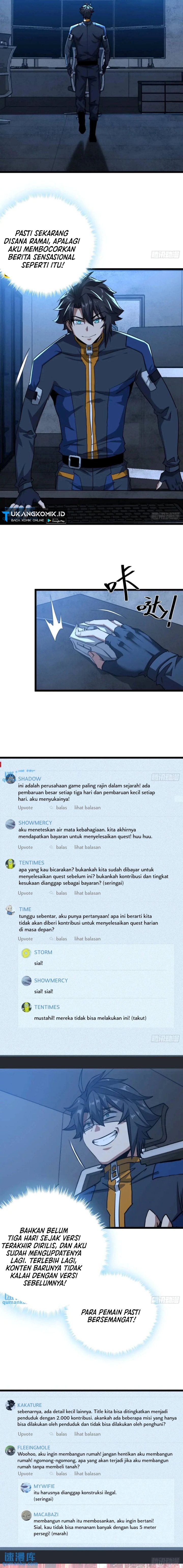 This Game Is Too Realistic Chapter 56 Bahasa Indonesia