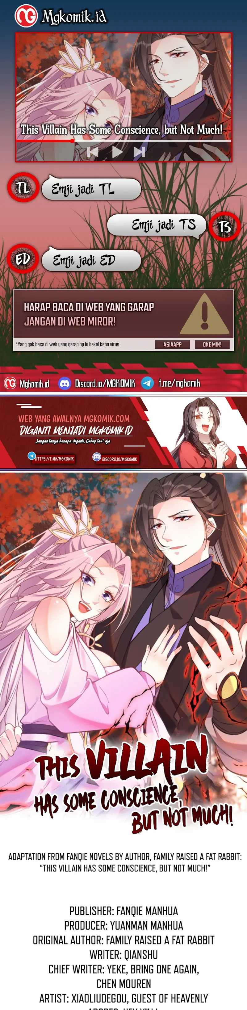 This Villain Has Some Conscience, but Not Much! Chapter 05 Bahasa Indonesia