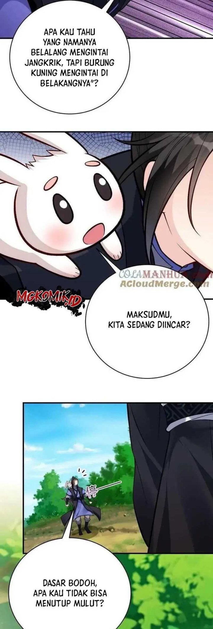 This Villain Has Some Conscience, but Not Much! Chapter 74 Bahasa Indonesia