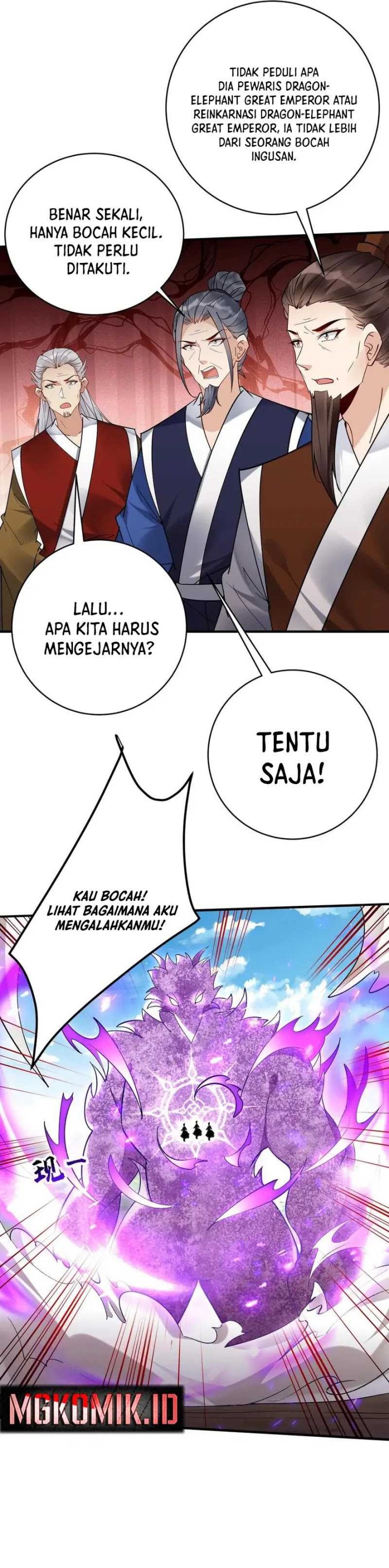 This Villain Has Some Conscience, but Not Much! Chapter 190 Bahasa Indonesia