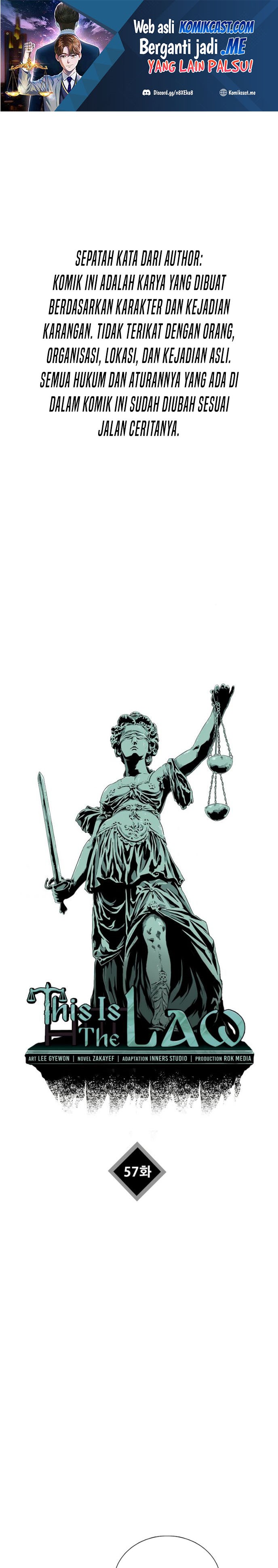 This is the Law Chapter 57 Bahasa Indonesia