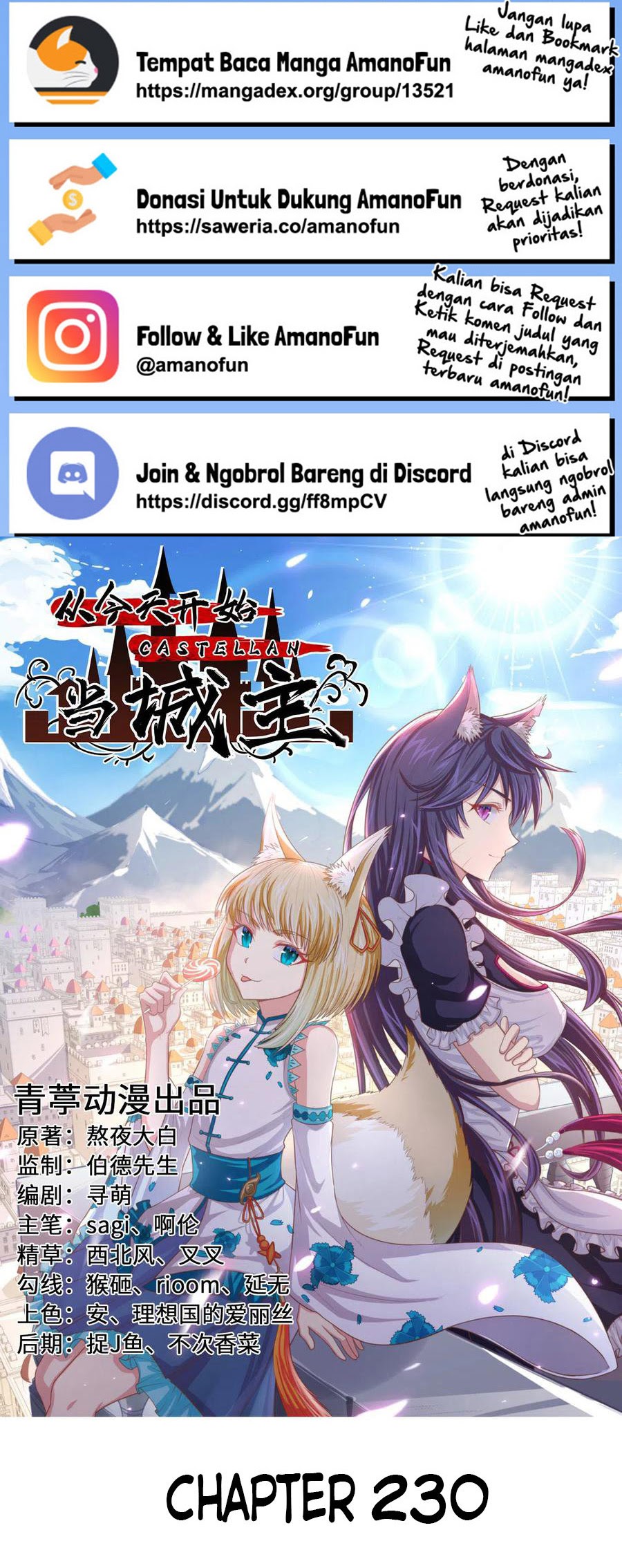 To Be The Castellan King Chapter 230 Bahasa Indonesia