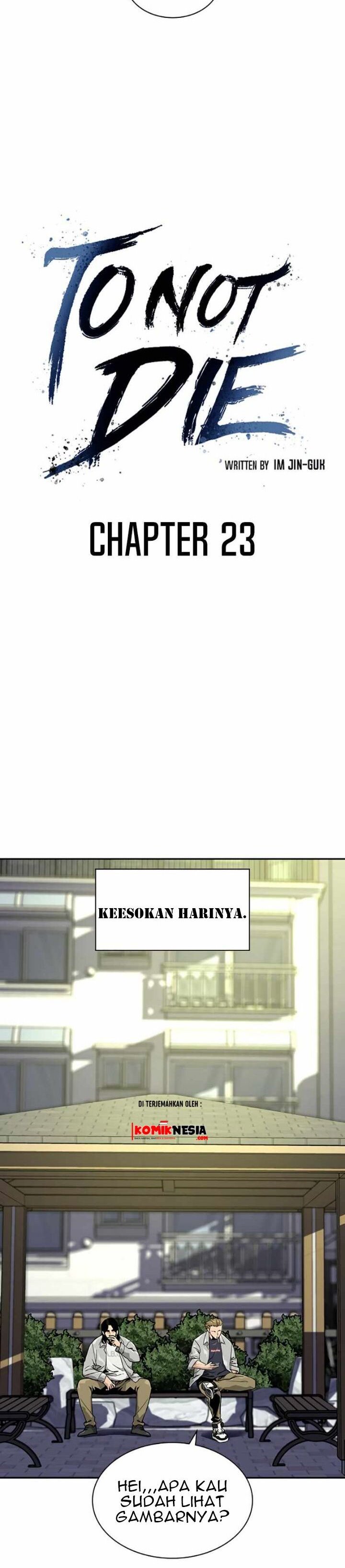 To Not Die chapter 23
