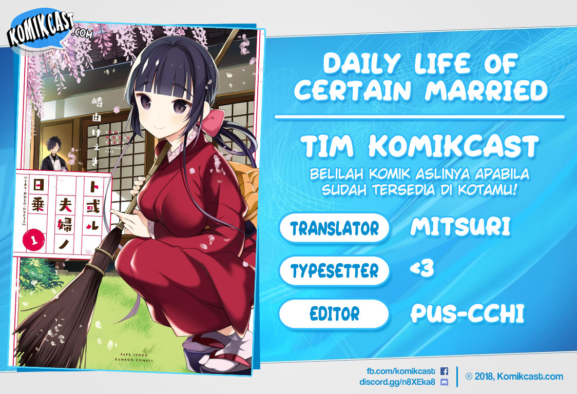 Toaru Meoto No Nichijou (Daily Life Of A Certain Married Couple) Chapter 01 Bahasa Indonesia