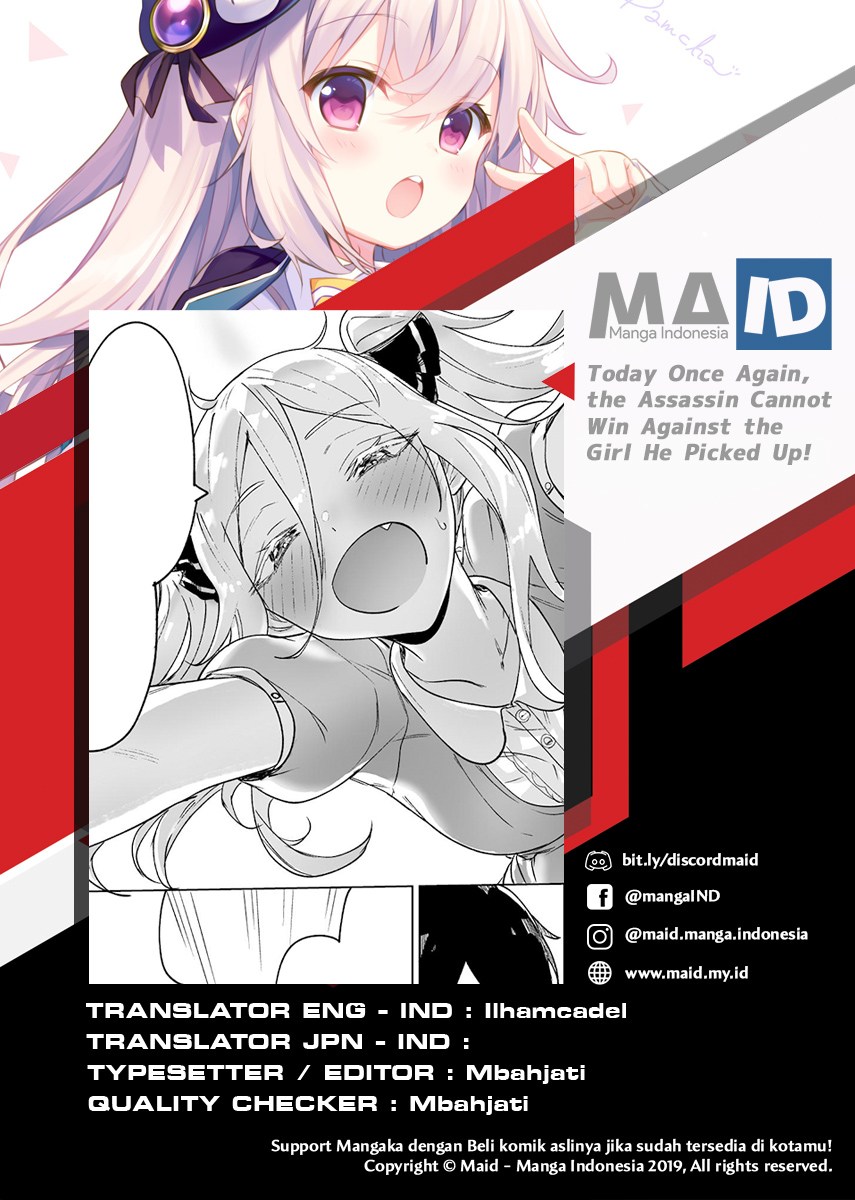Today Once Again the Assassin Cannot Win Against the Girl He Picked Up! chapter 1