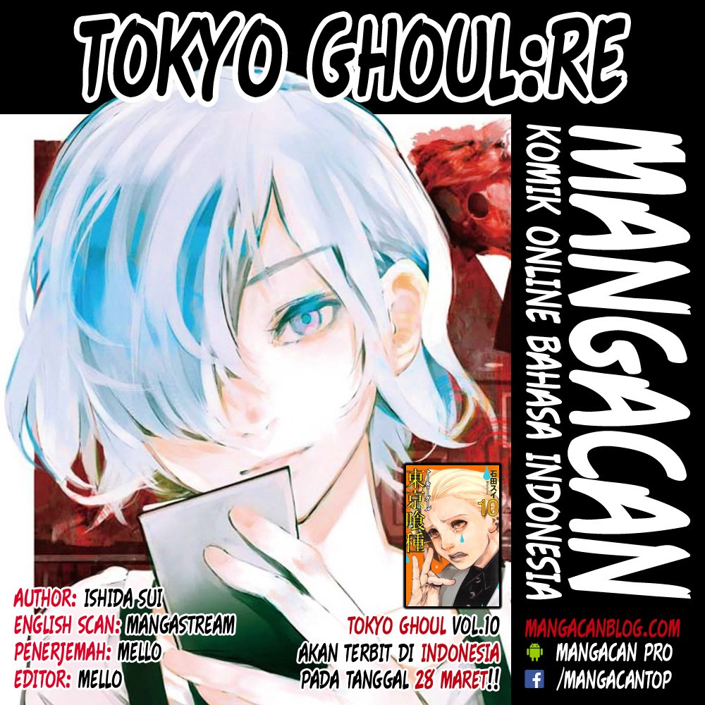 Tokyo Ghoul:re Chapter 166 Bahasa Indonesia