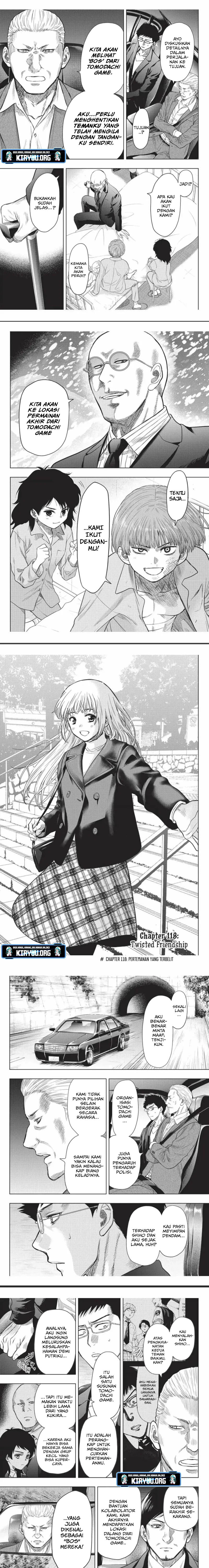 Tomodachi Game Chapter 118 Bahasa Indonesia