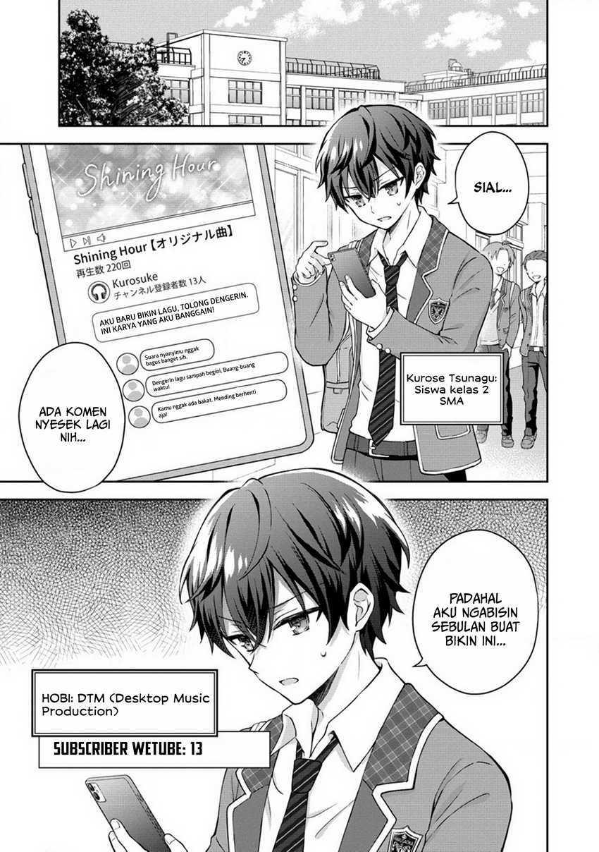 Tonari no Seki no Inkya Joshi ga Oshi Utaite Datta – Ore no Kyoku wo Uttatekure! chapter 1