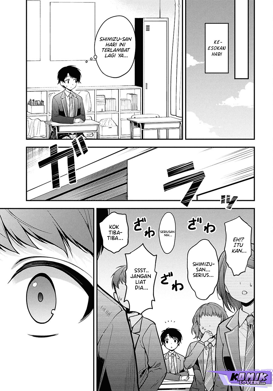 Tonari no Seki no Yankee Shimizu-san ga Kami o Kuroku Sometekita chapter 1