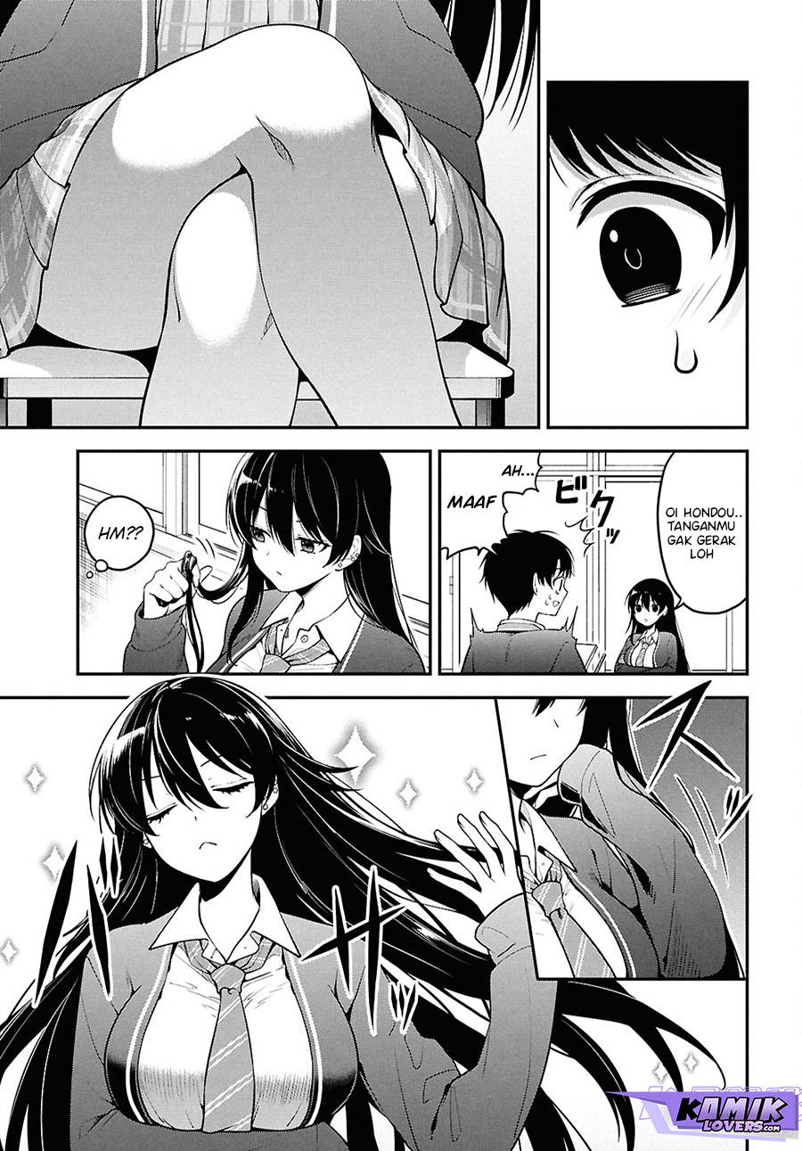 Tonari no Seki no Yankee Shimizu-san ga Kami o Kuroku Sometekita chapter 1