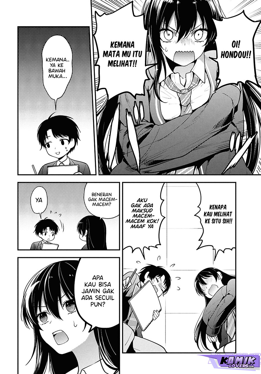 Tonari no Seki no Yankee Shimizu-san ga Kami o Kuroku Sometekita chapter 1