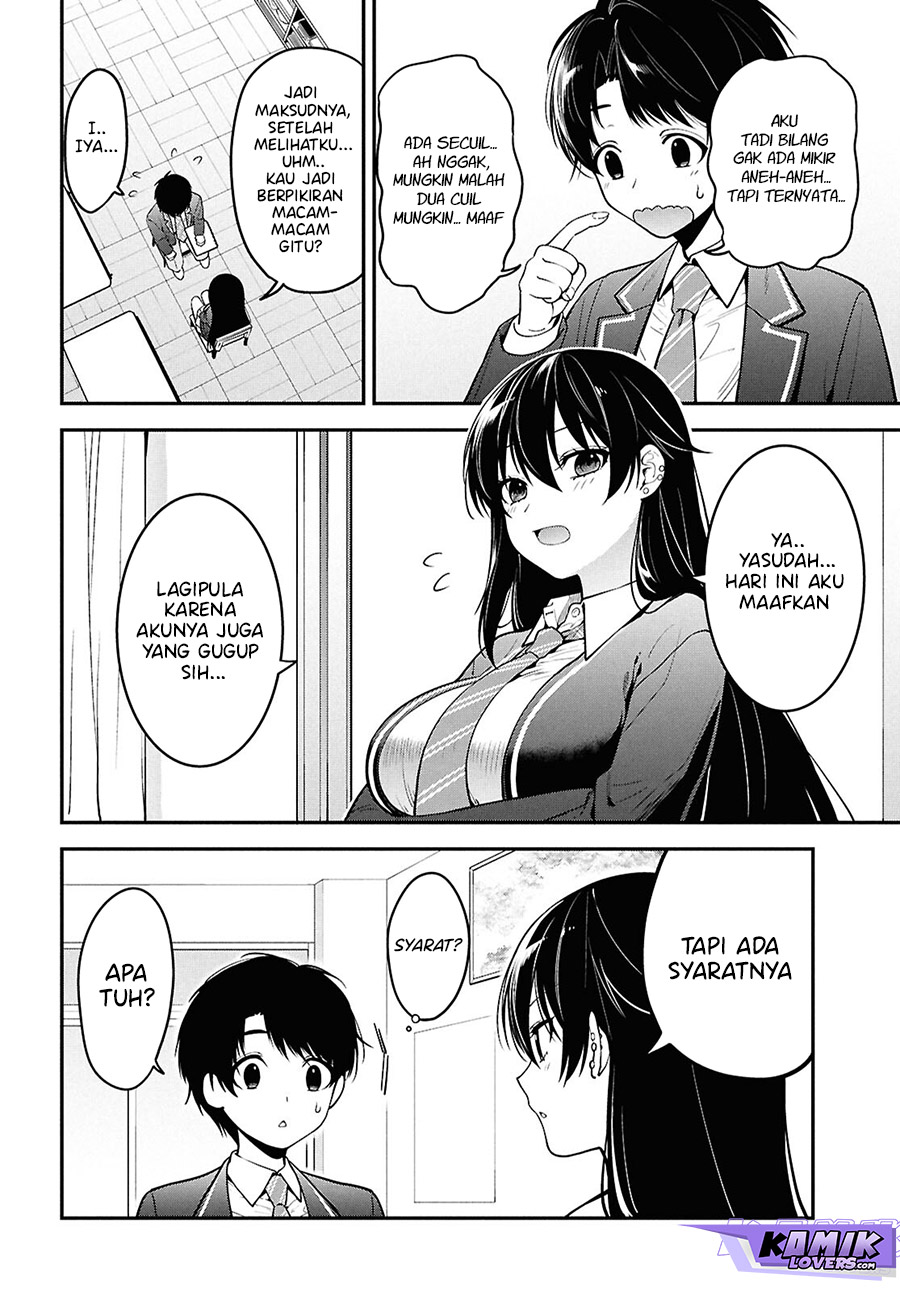 Tonari no Seki no Yankee Shimizu-san ga Kami o Kuroku Sometekita chapter 1
