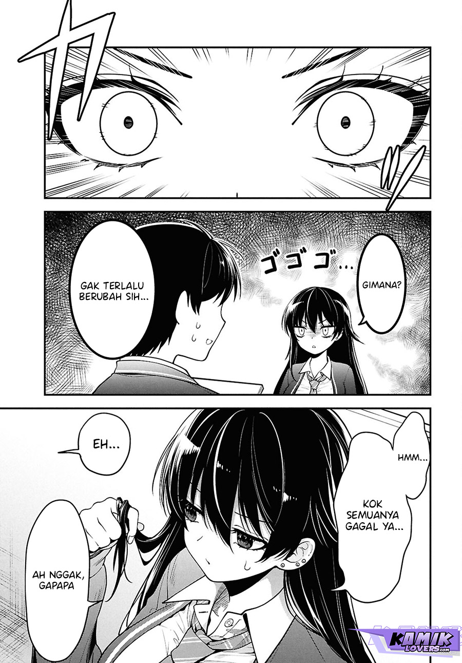 Tonari no Seki no Yankee Shimizu-san ga Kami o Kuroku Sometekita chapter 1