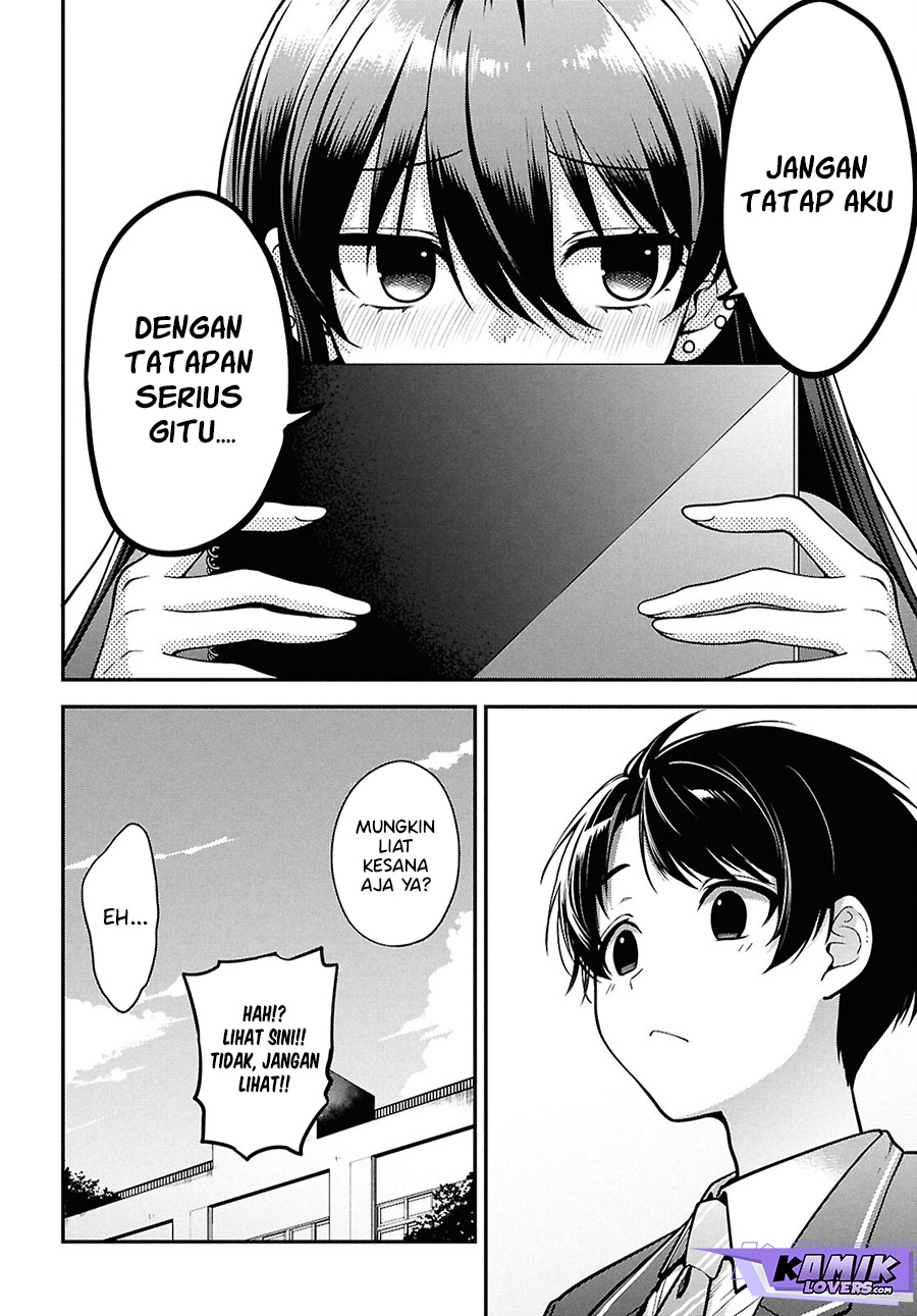 Tonari no Seki no Yankee Shimizu-san ga Kami o Kuroku Sometekita chapter 1