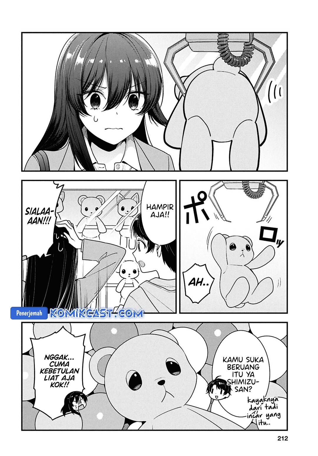Tonari no Seki no Yankee Shimizu-san ga Kami o Kuroku Sometekita chapter 7