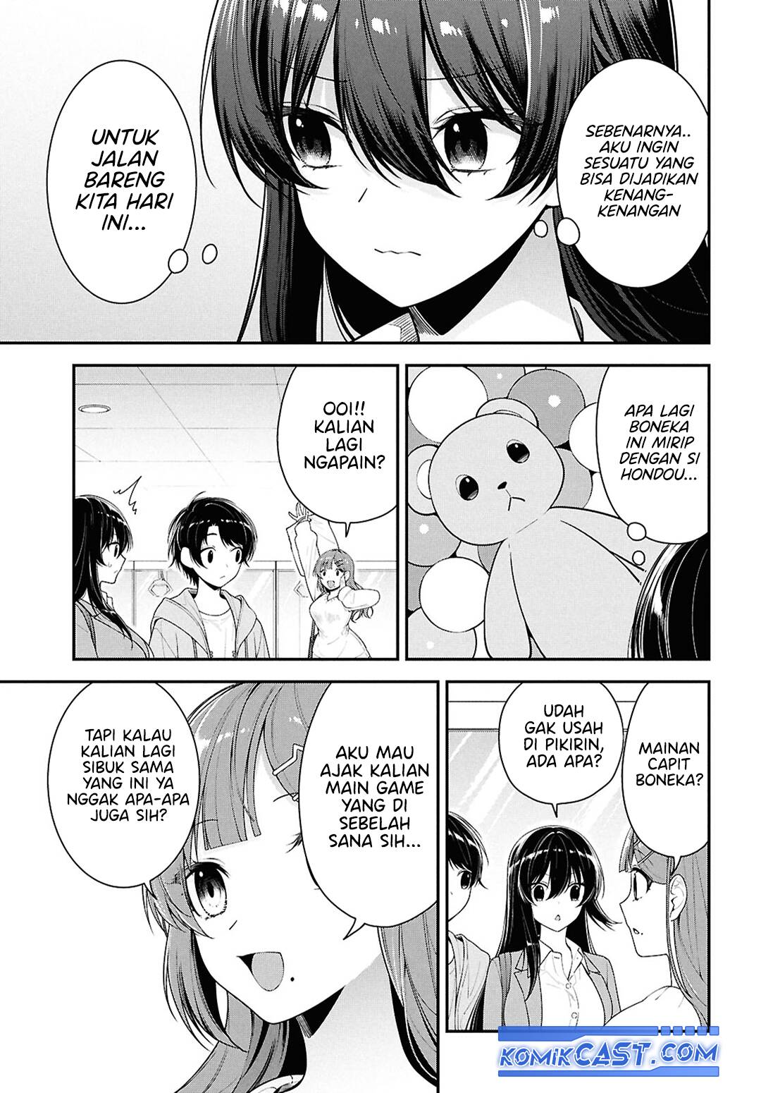 Tonari no Seki no Yankee Shimizu-san ga Kami o Kuroku Sometekita chapter 7