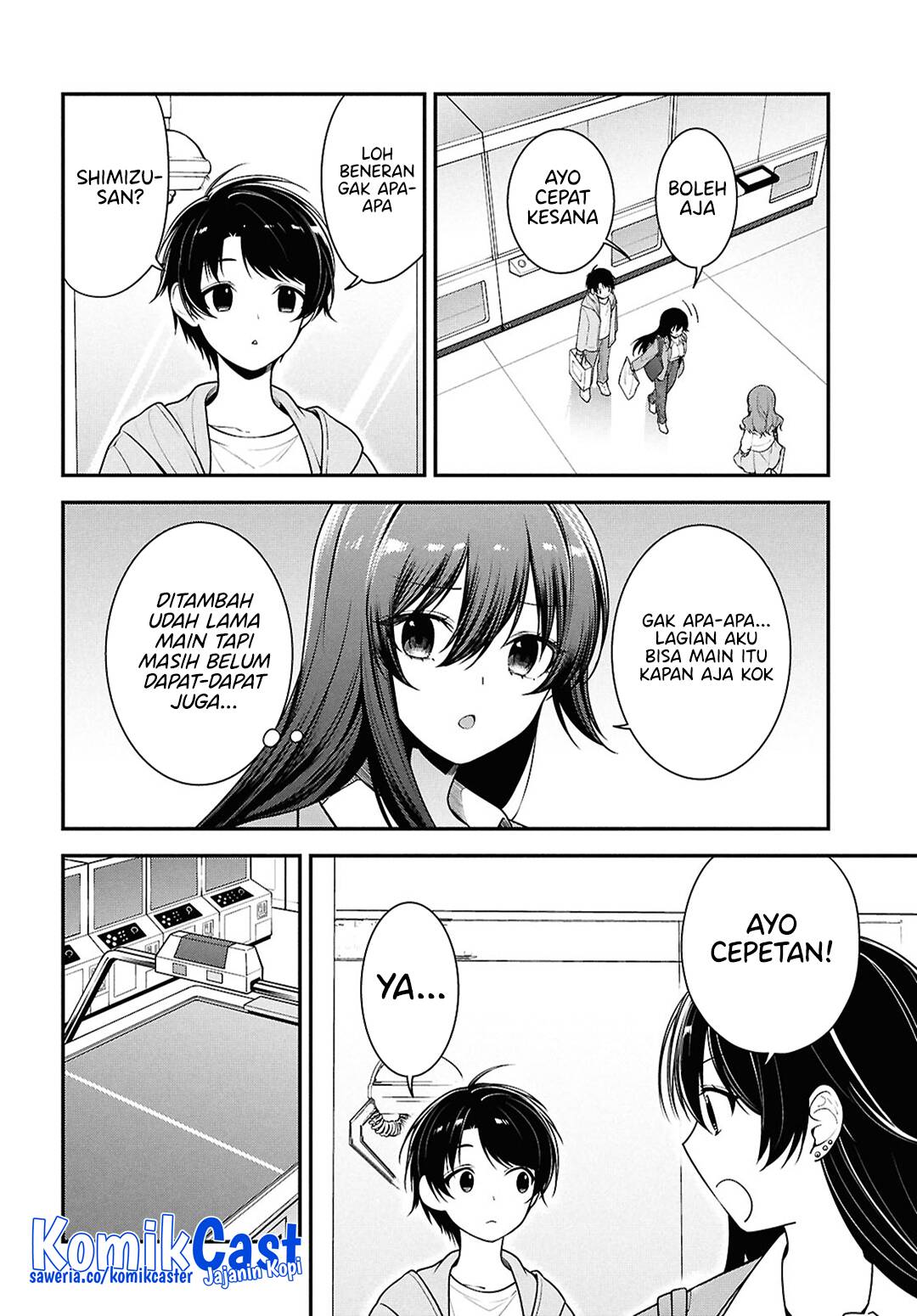 Tonari no Seki no Yankee Shimizu-san ga Kami o Kuroku Sometekita chapter 7