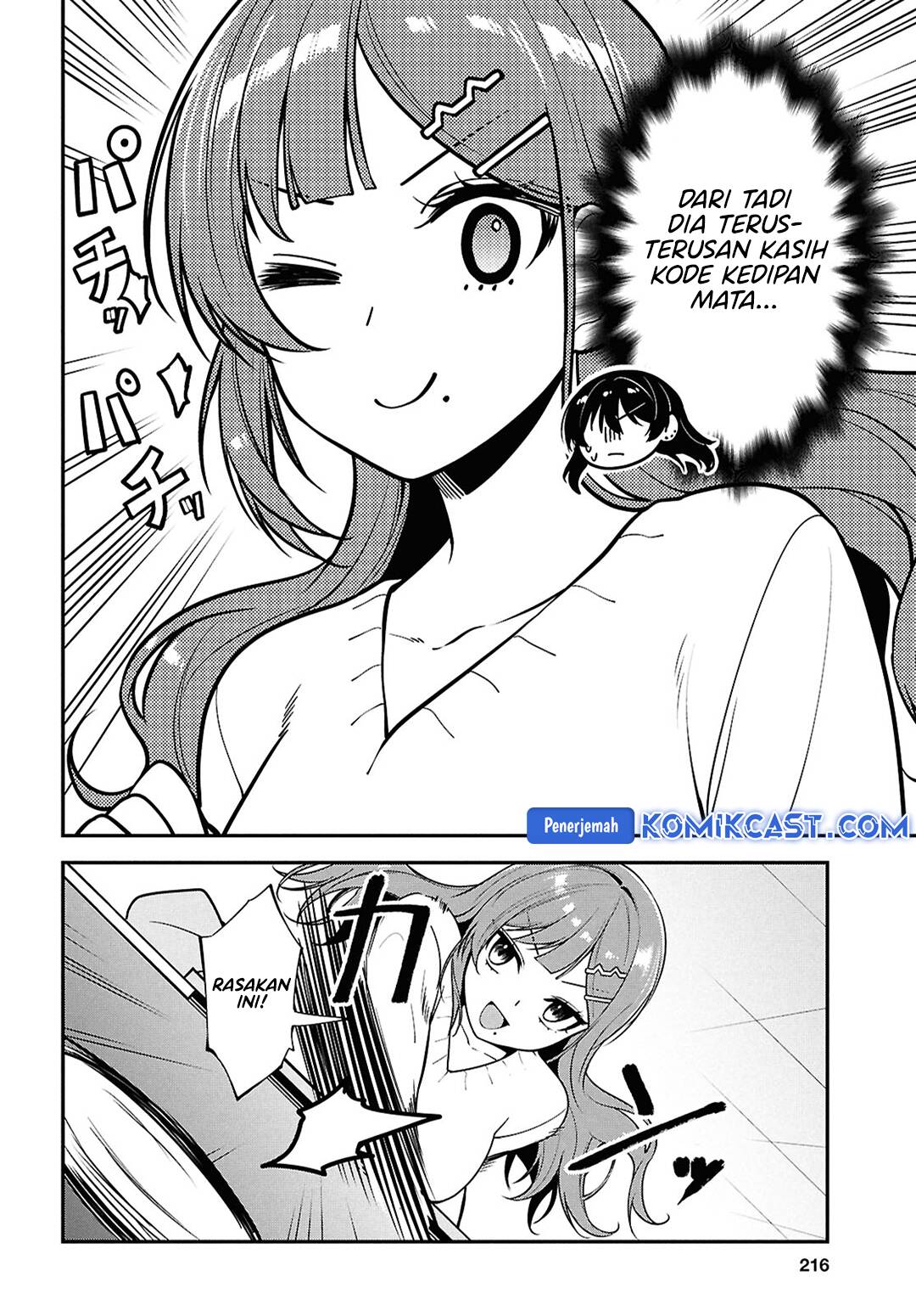 Tonari no Seki no Yankee Shimizu-san ga Kami o Kuroku Sometekita chapter 7