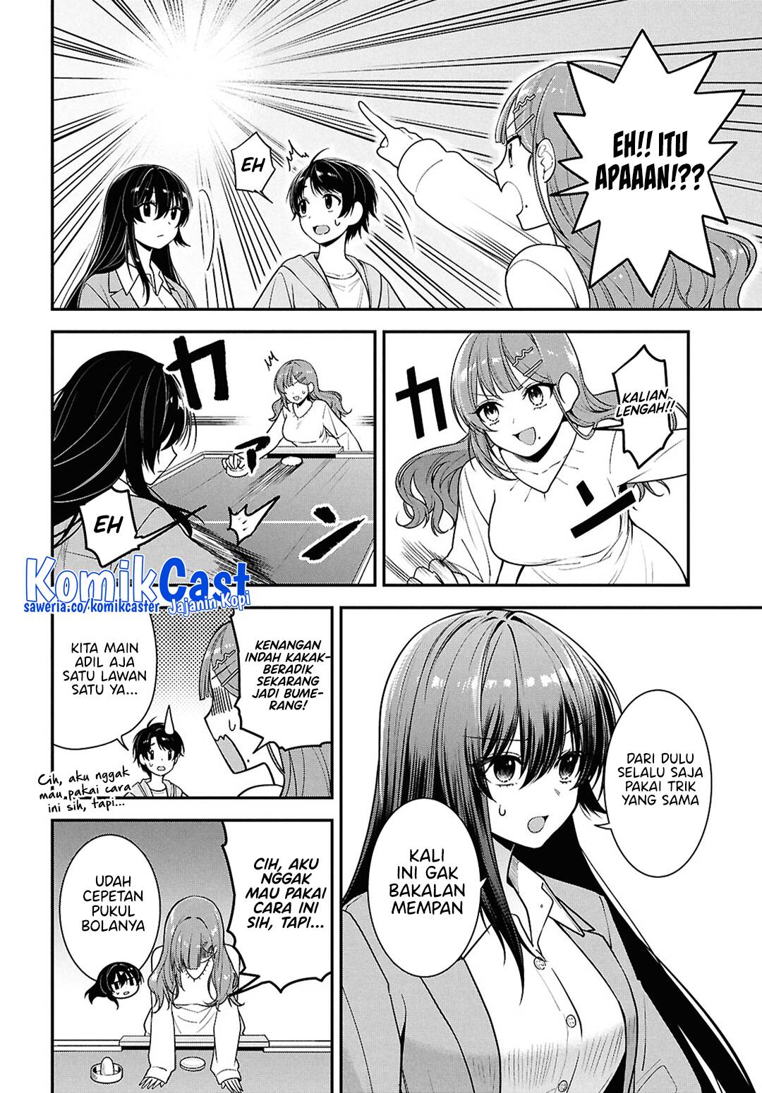 Tonari no Seki no Yankee Shimizu-san ga Kami o Kuroku Sometekita chapter 7