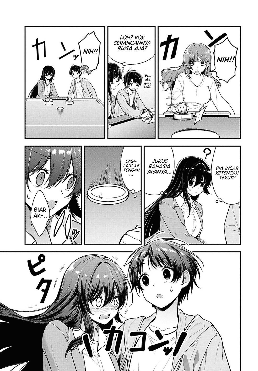 Tonari no Seki no Yankee Shimizu-san ga Kami o Kuroku Sometekita chapter 7