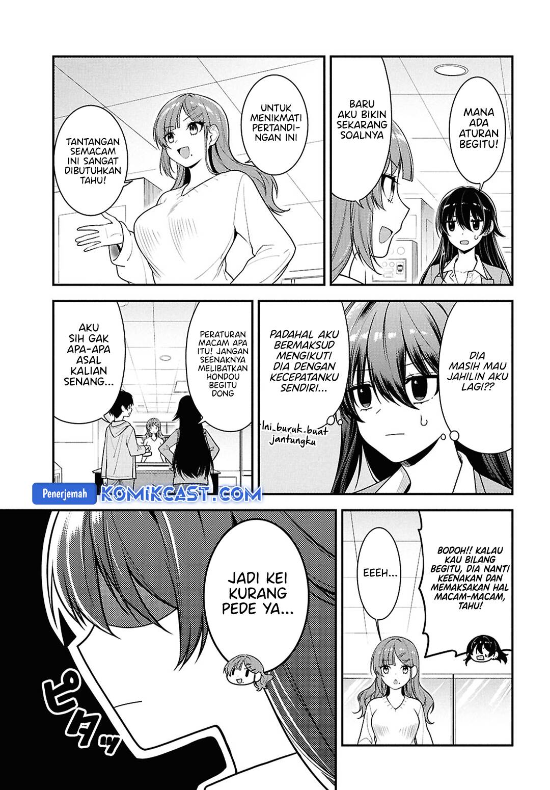 Tonari no Seki no Yankee Shimizu-san ga Kami o Kuroku Sometekita chapter 7