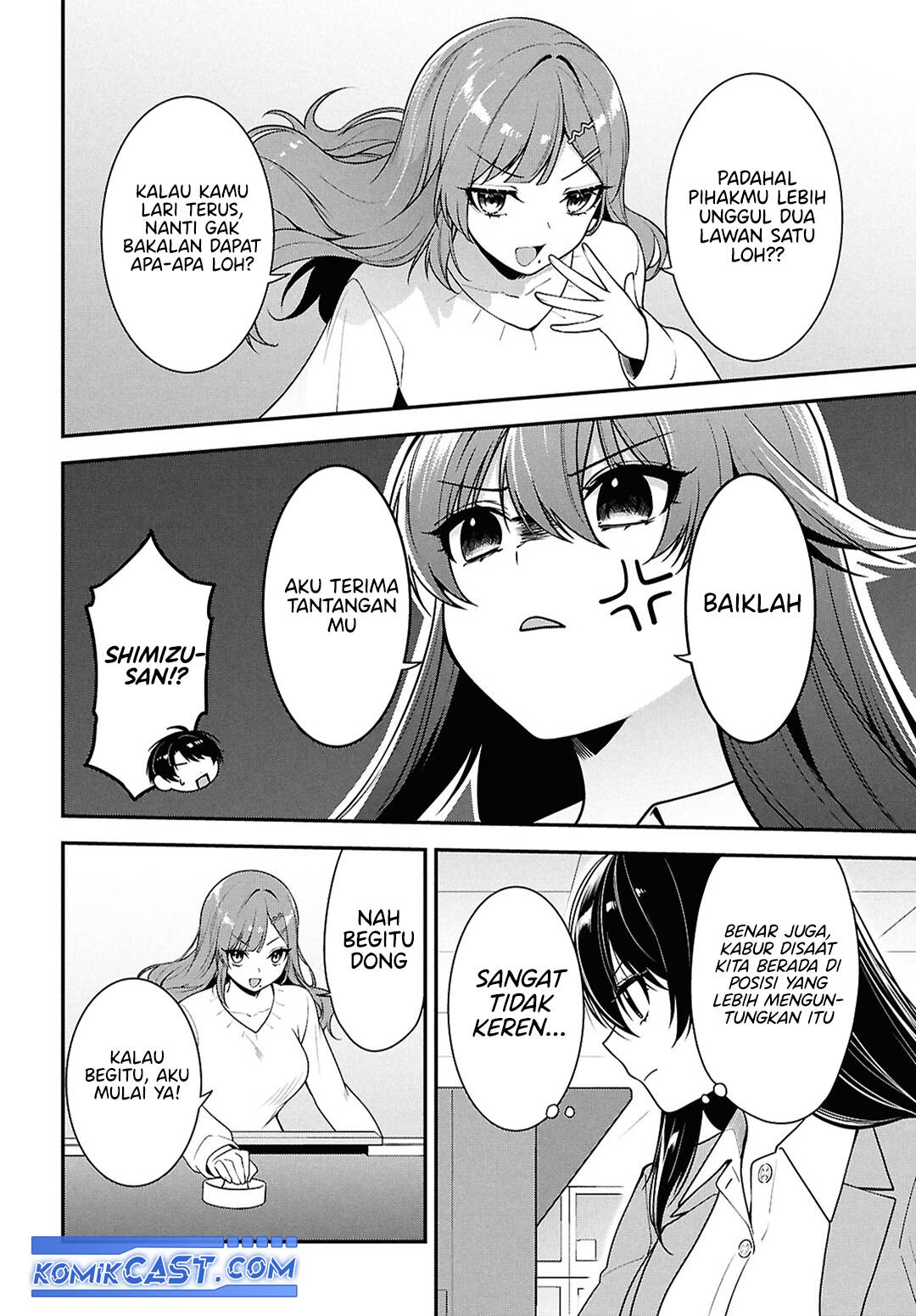 Tonari no Seki no Yankee Shimizu-san ga Kami o Kuroku Sometekita chapter 7