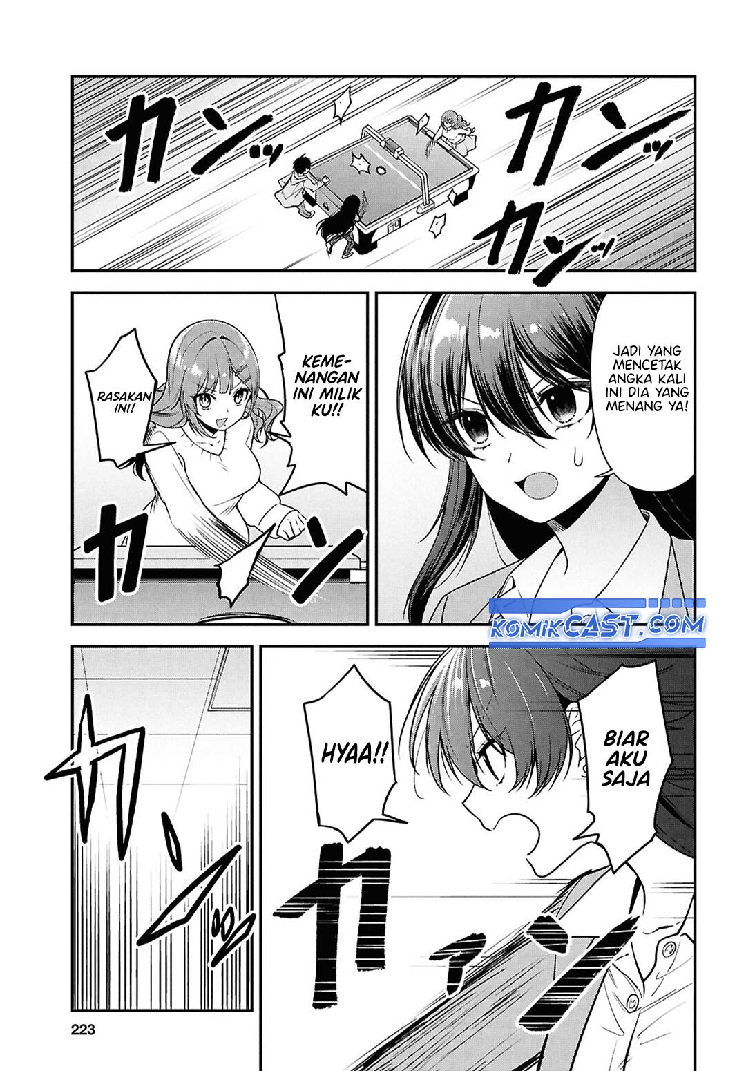 Tonari no Seki no Yankee Shimizu-san ga Kami o Kuroku Sometekita chapter 7