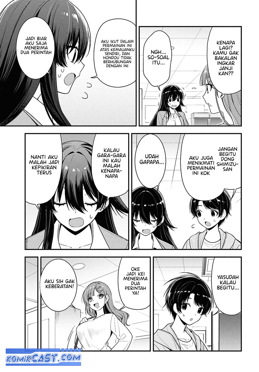 Tonari no Seki no Yankee Shimizu-san ga Kami o Kuroku Sometekita chapter 7