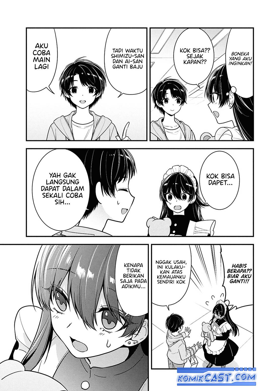 Tonari no Seki no Yankee Shimizu-san ga Kami o Kuroku Sometekita chapter 7