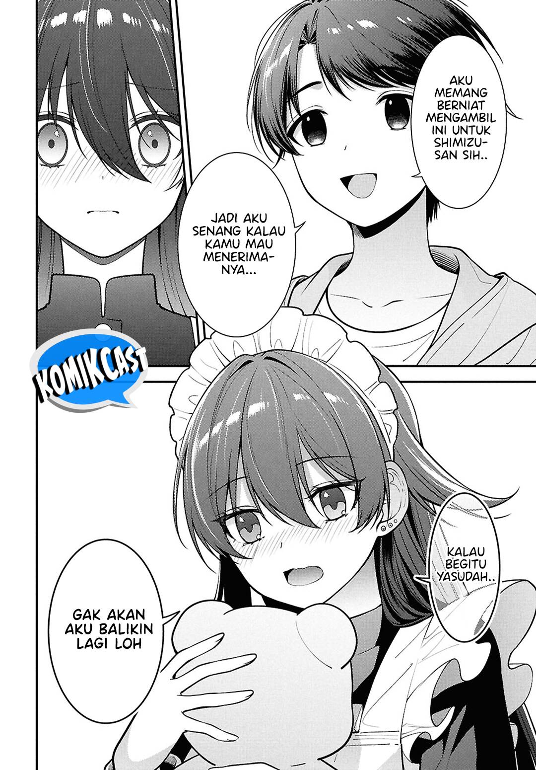 Tonari no Seki no Yankee Shimizu-san ga Kami o Kuroku Sometekita chapter 7