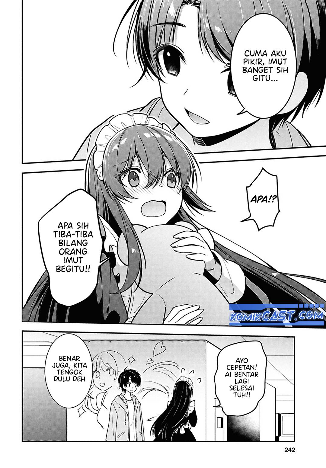 Tonari no Seki no Yankee Shimizu-san ga Kami o Kuroku Sometekita chapter 7