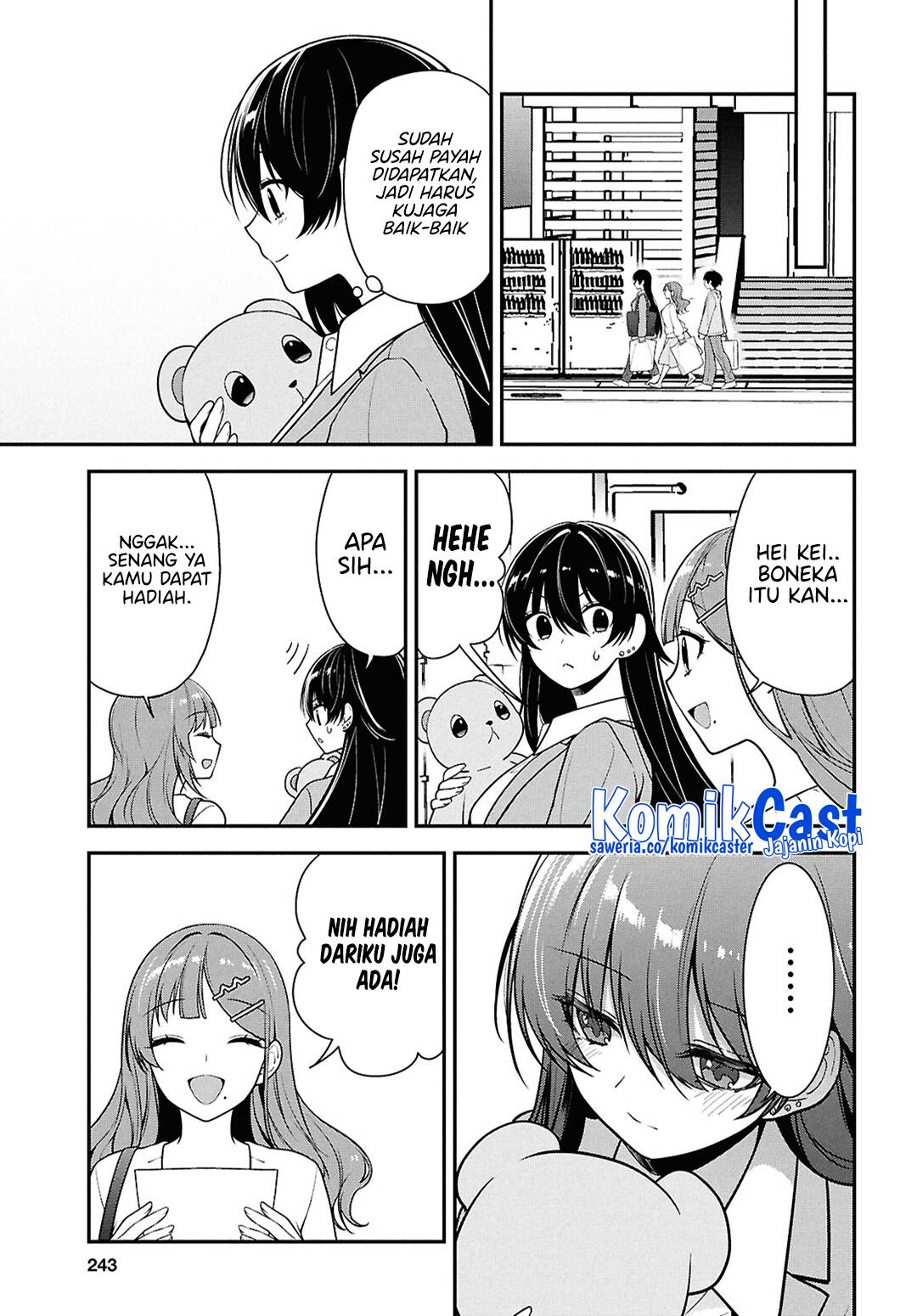 Tonari no Seki no Yankee Shimizu-san ga Kami o Kuroku Sometekita chapter 7