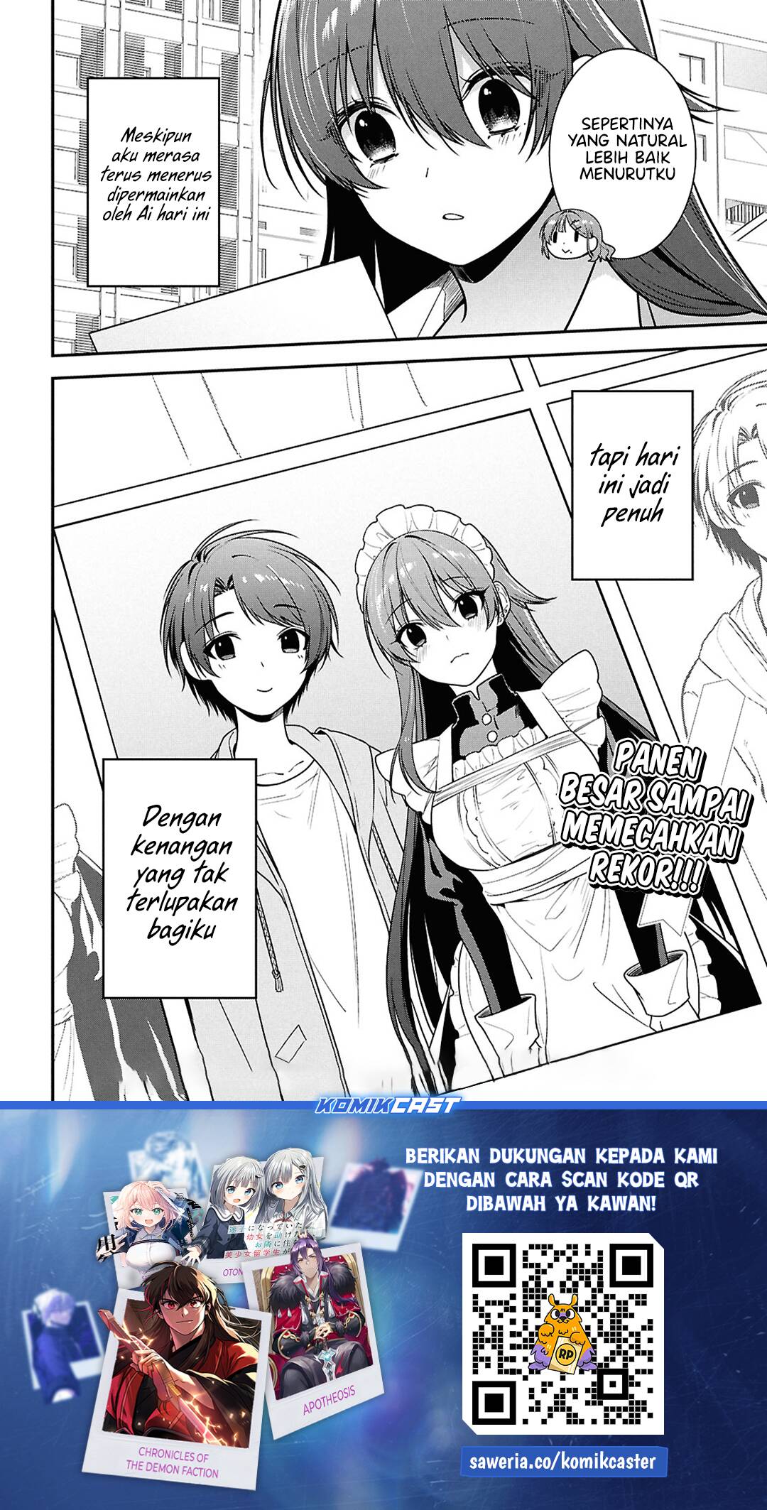 Tonari no Seki no Yankee Shimizu-san ga Kami o Kuroku Sometekita chapter 7