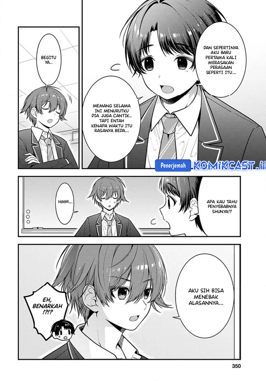 Tonari no Seki no Yankee Shimizu-san ga Kami o Kuroku Sometekita chapter 10