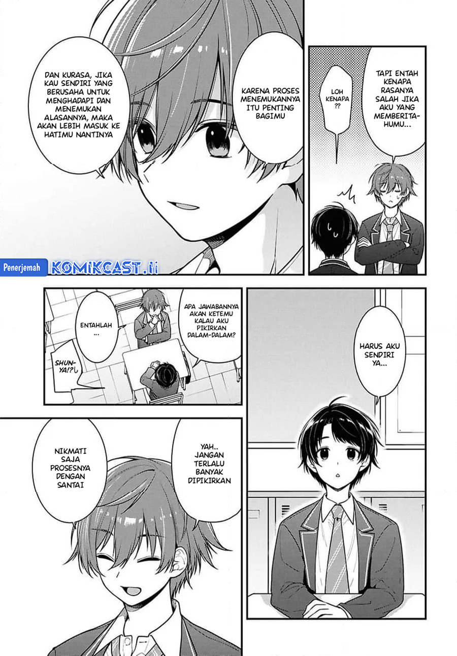 Tonari no Seki no Yankee Shimizu-san ga Kami o Kuroku Sometekita chapter 10