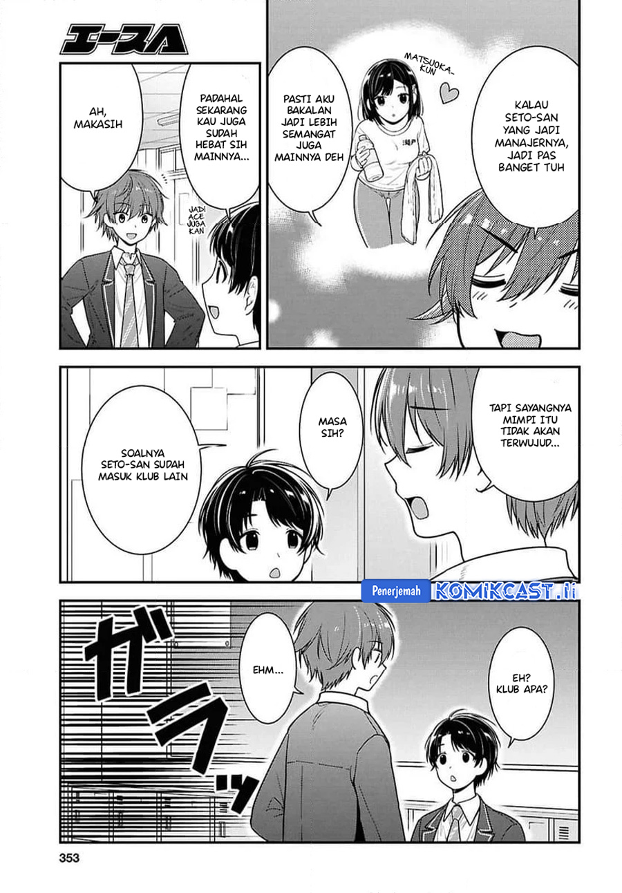 Tonari no Seki no Yankee Shimizu-san ga Kami o Kuroku Sometekita chapter 10