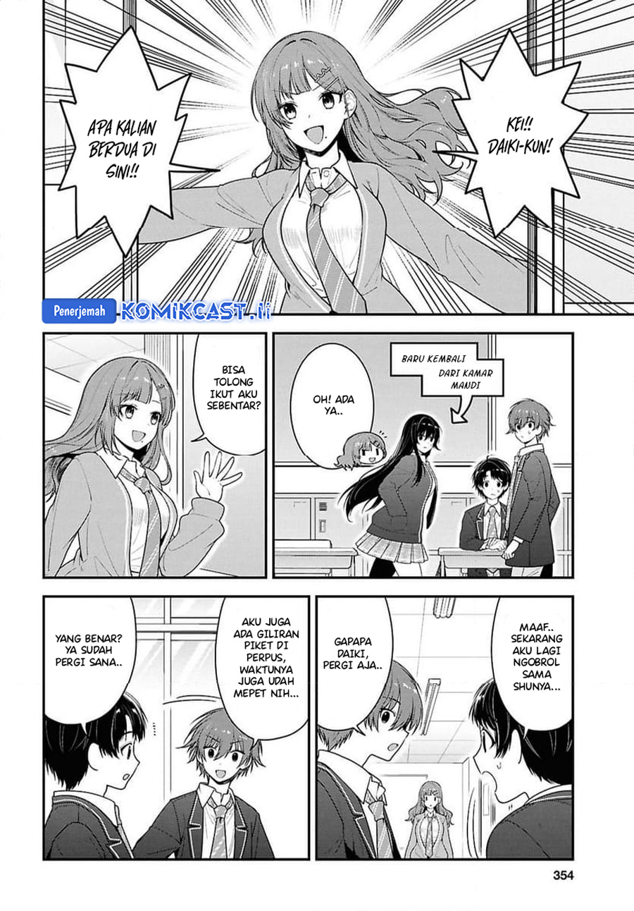 Tonari no Seki no Yankee Shimizu-san ga Kami o Kuroku Sometekita chapter 10