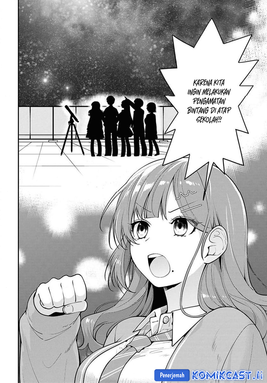 Tonari no Seki no Yankee Shimizu-san ga Kami o Kuroku Sometekita chapter 10