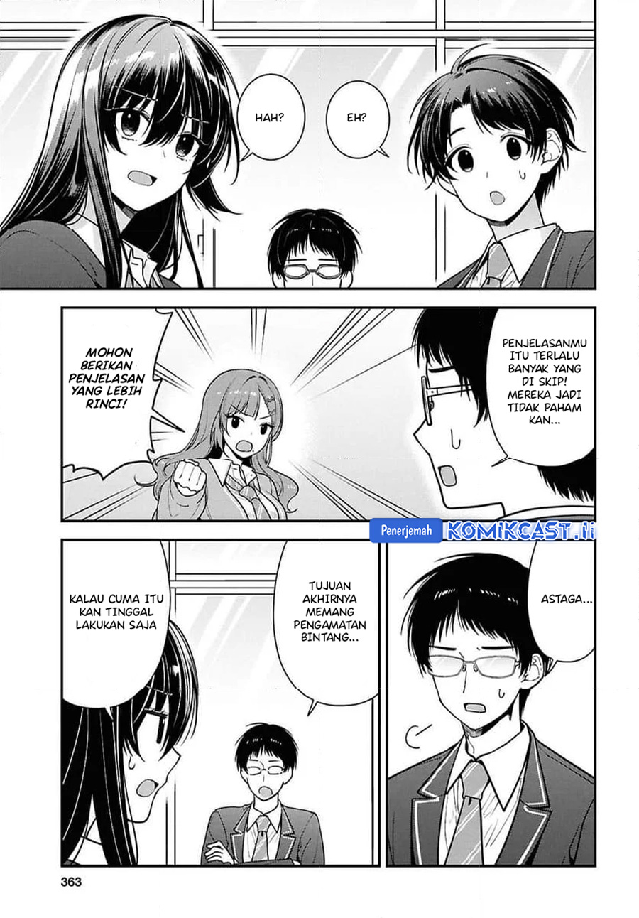 Tonari no Seki no Yankee Shimizu-san ga Kami o Kuroku Sometekita chapter 10