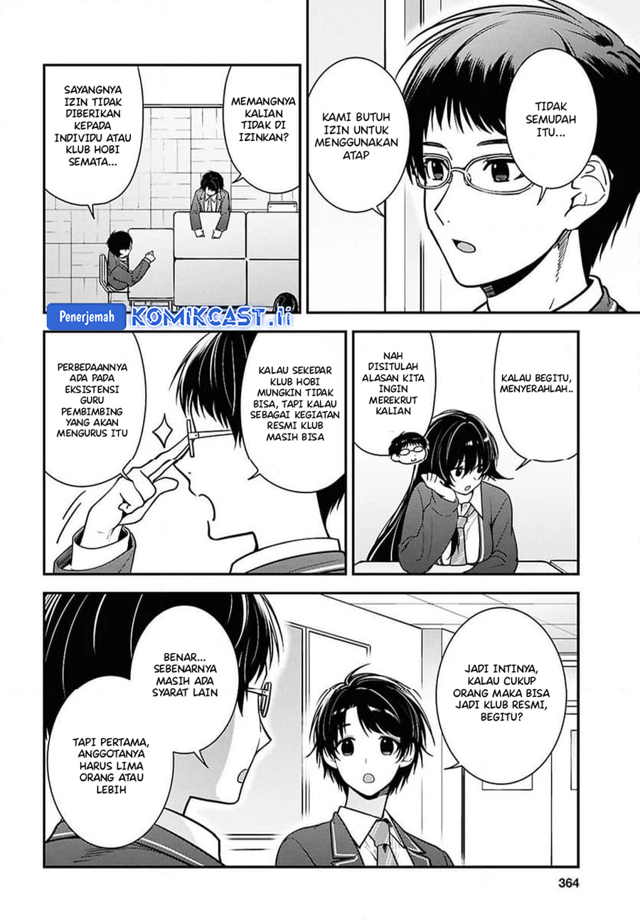 Tonari no Seki no Yankee Shimizu-san ga Kami o Kuroku Sometekita chapter 10