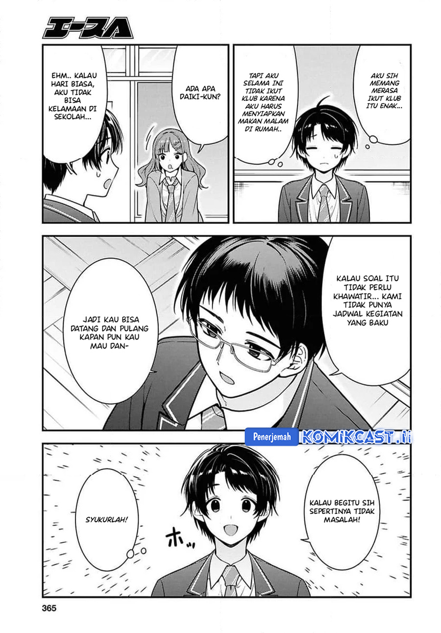 Tonari no Seki no Yankee Shimizu-san ga Kami o Kuroku Sometekita chapter 10