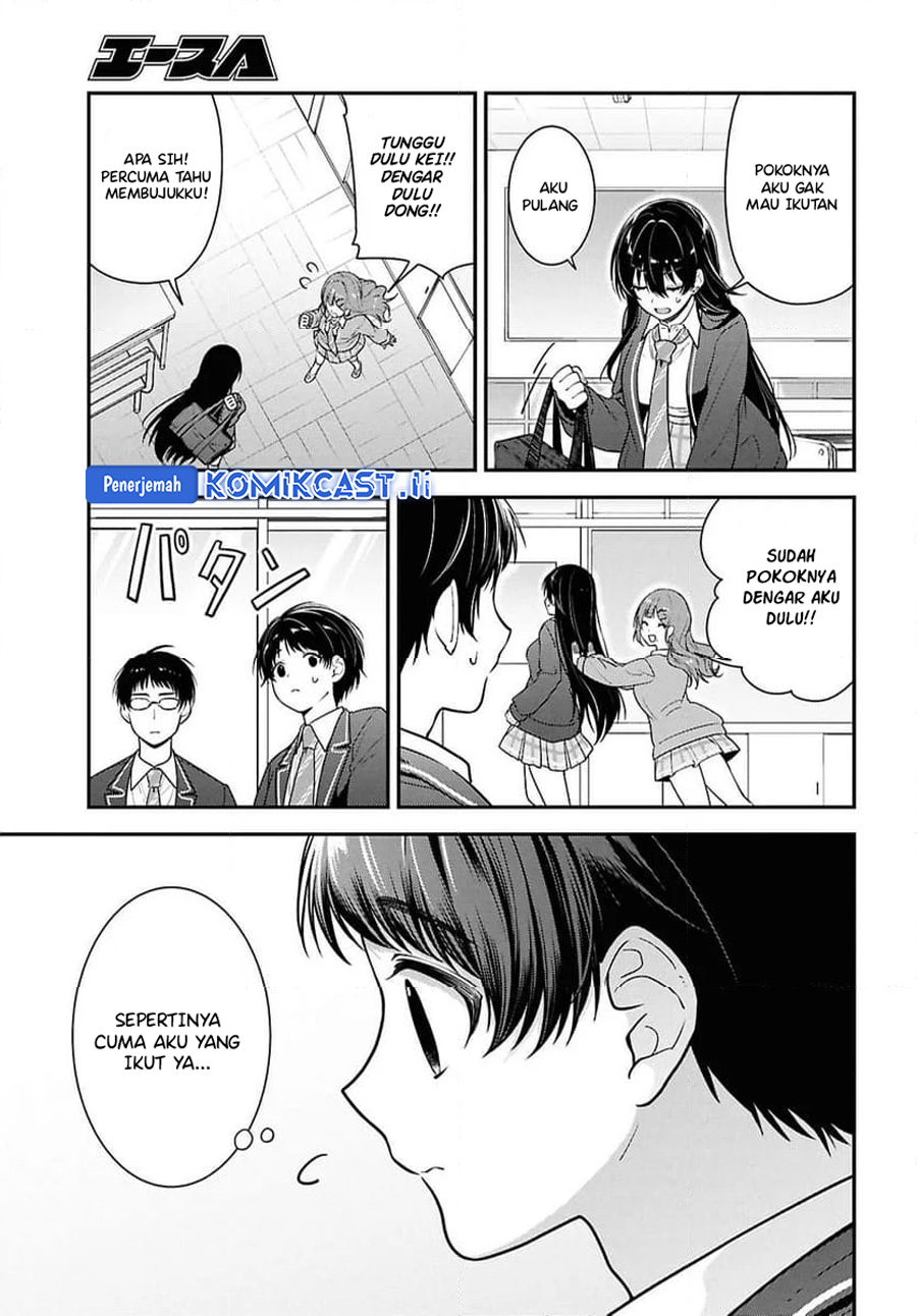 Tonari no Seki no Yankee Shimizu-san ga Kami o Kuroku Sometekita chapter 10