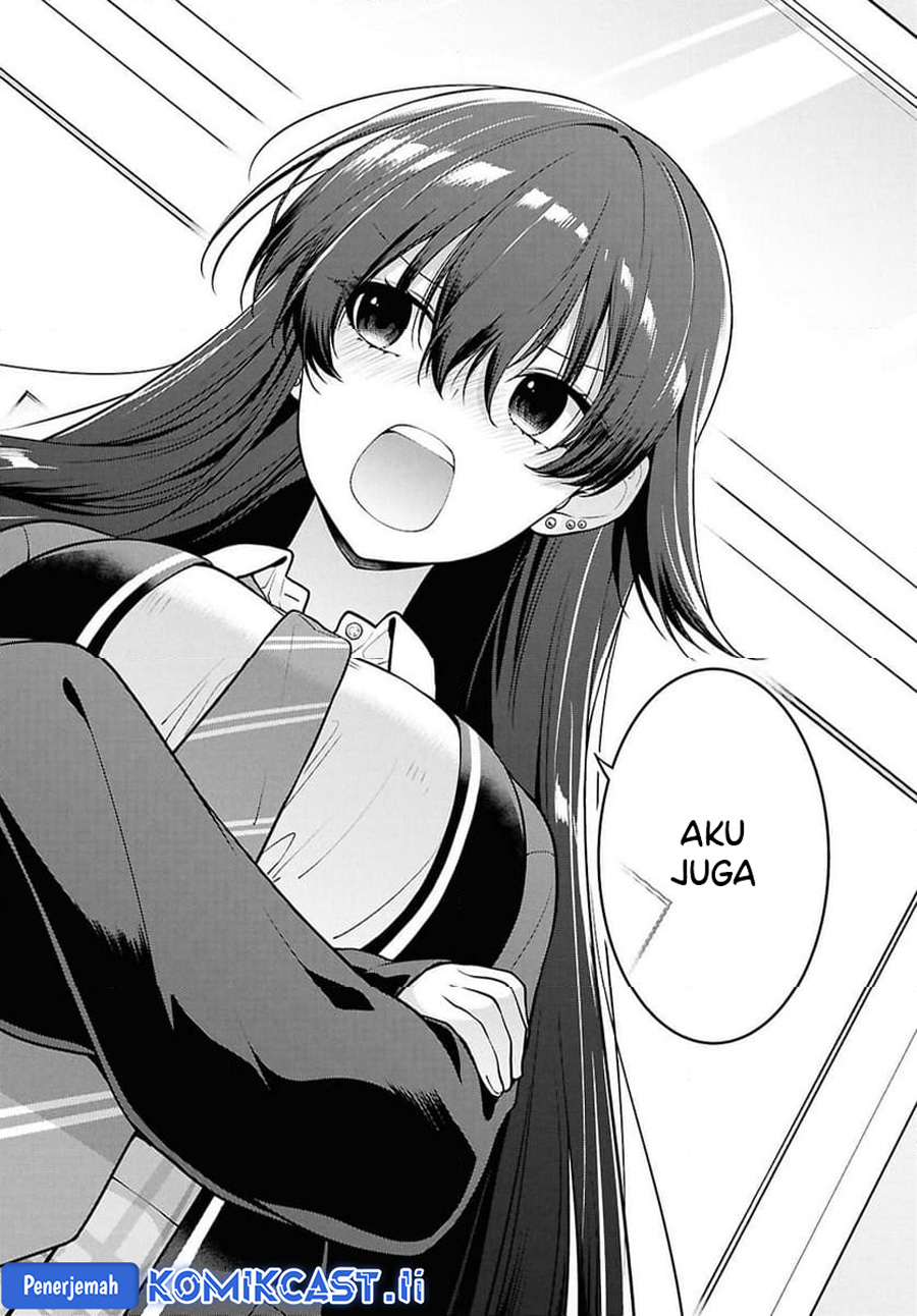 Tonari no Seki no Yankee Shimizu-san ga Kami o Kuroku Sometekita chapter 10