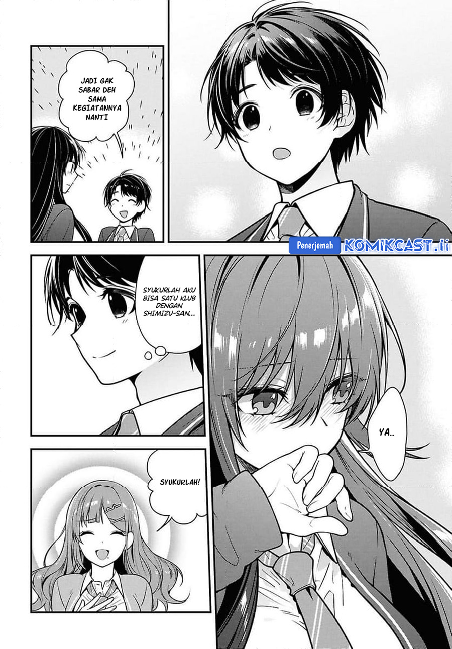 Tonari no Seki no Yankee Shimizu-san ga Kami o Kuroku Sometekita chapter 10