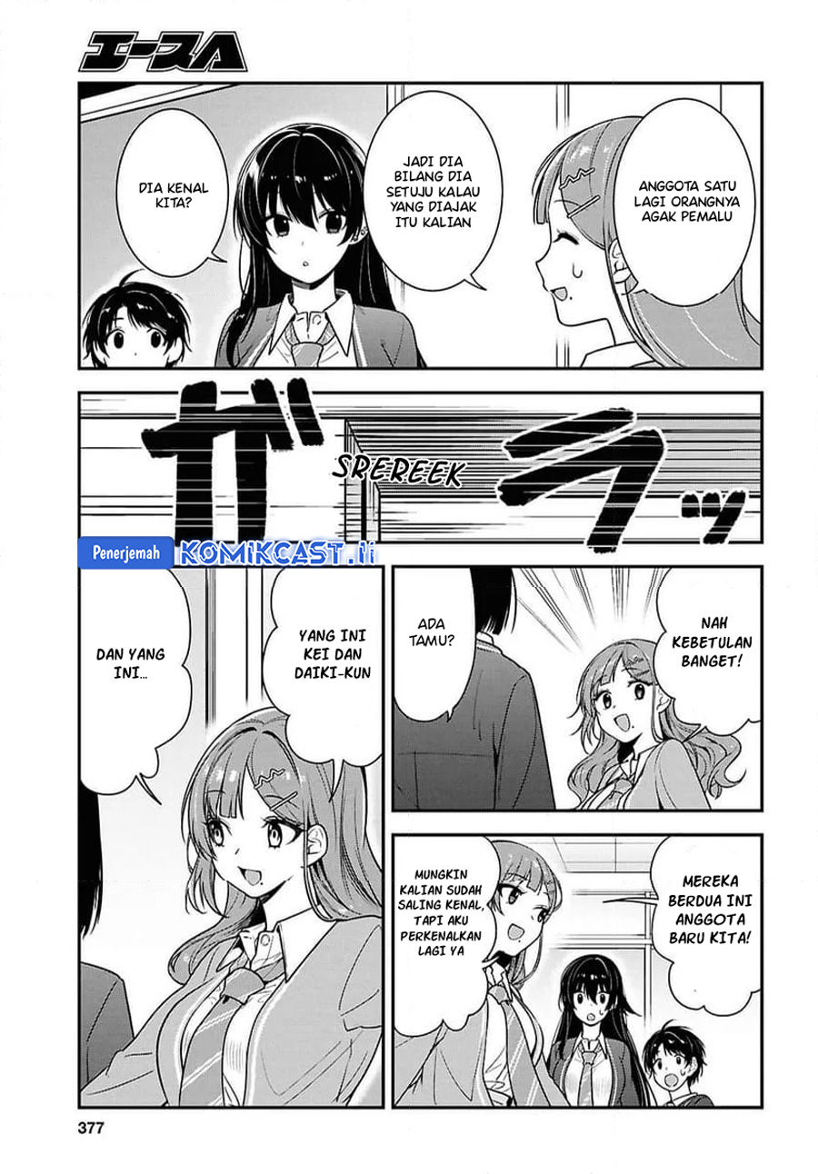 Tonari no Seki no Yankee Shimizu-san ga Kami o Kuroku Sometekita chapter 10
