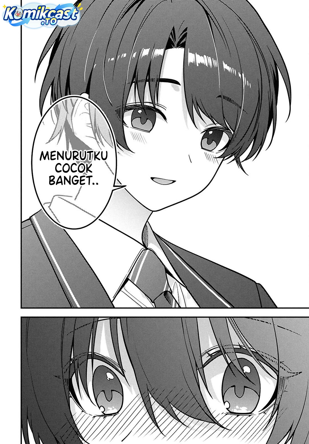 Tonari no Seki no Yankee Shimizu-san ga Kami o Kuroku Sometekita Chapter 14 Bahasa Indonesia