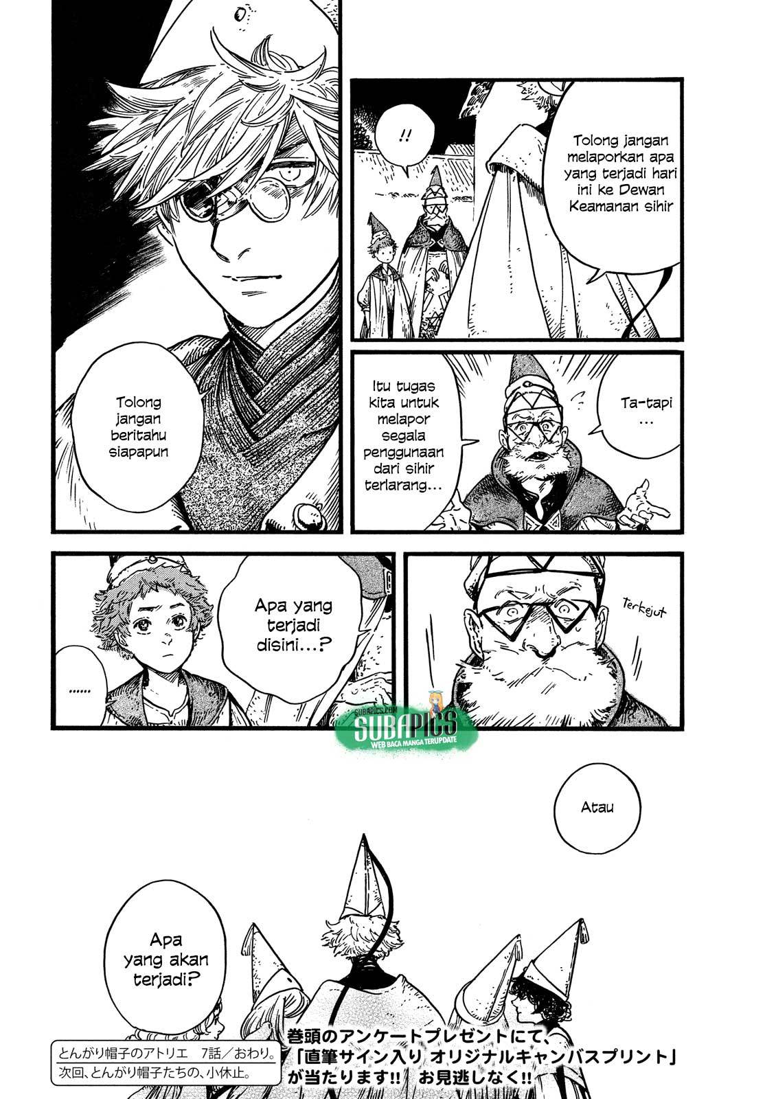 Tongari Boushi no Atelier chapter 7