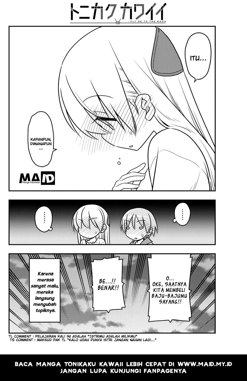 Tonikaku Kawaii Chapter 36 Bahasa Indonesia
