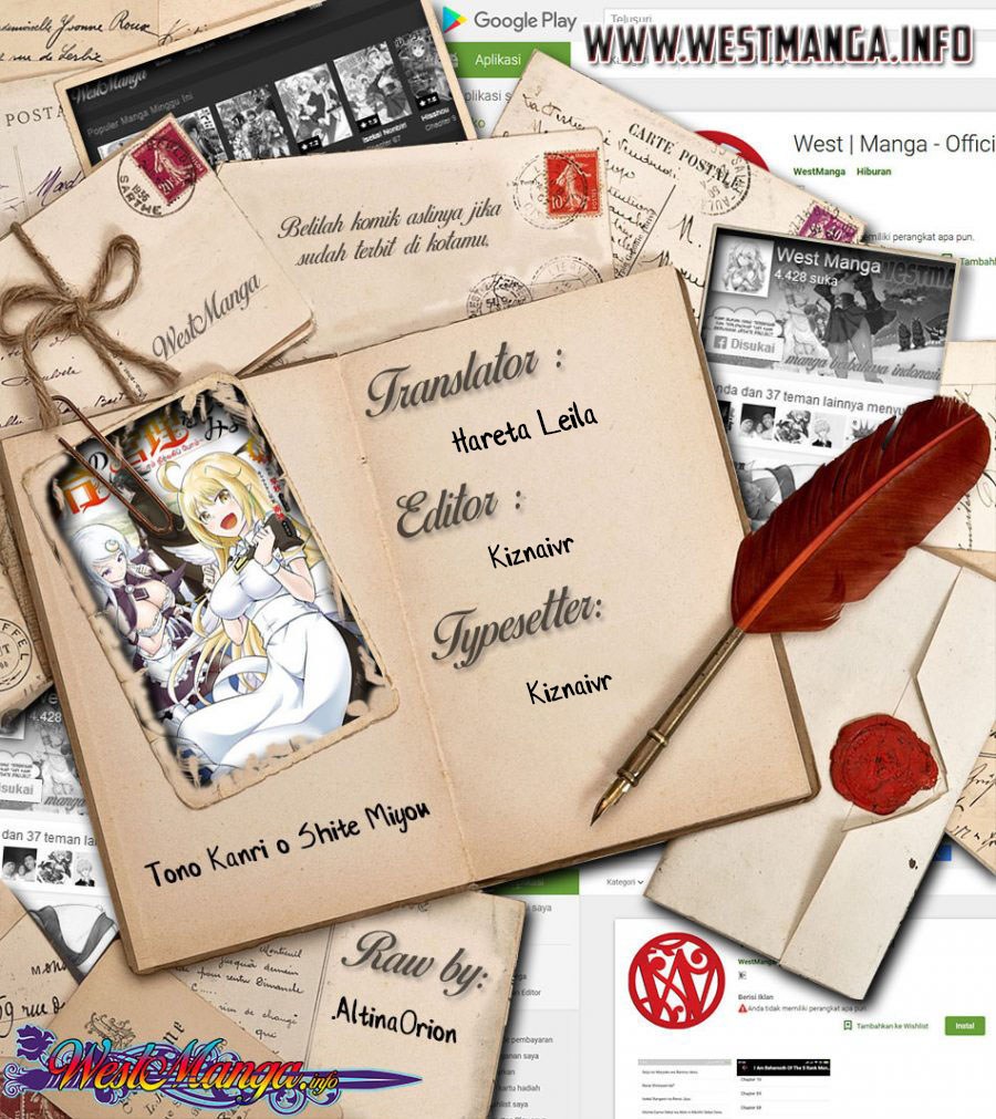 Tono Kanri o Shite Miyou Chapter 33 Bahasa Indonesia