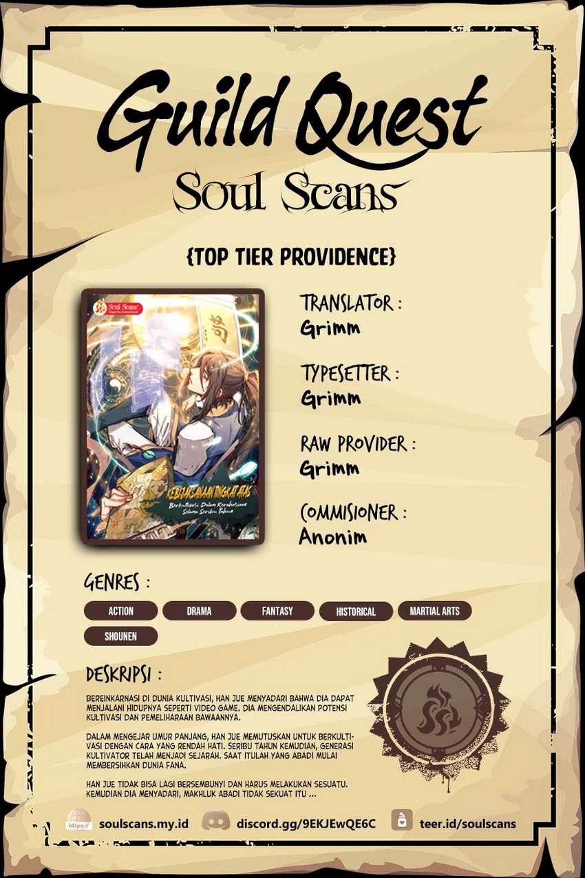 Top Tier Providence: Secretly Cultivate for a Thousand Years Chapter 170 Bahasa Indonesia